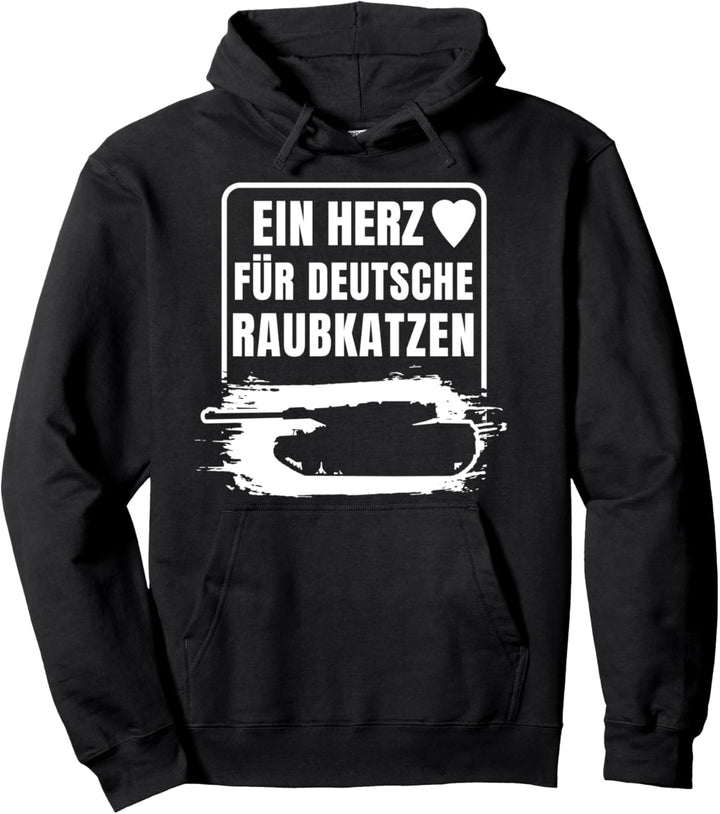 Panzer Panzerfahrer für Militär Bundeswehr Tigerpanzer WW2 Pullover Hoodie