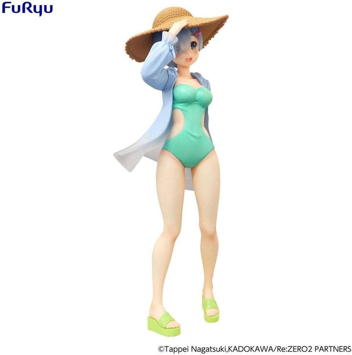 MERCHANDISING LICENCE Re:Zero - Starting Life in Another World Rem Summer Urlaub Unisex Statue Stand