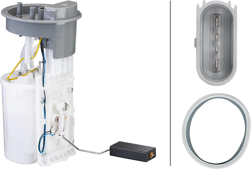 HELLA 8TF 358 106-211 Kraftstoff-Fördereinheit - elektrisch - 4-polig - mit Dichtung/mit Tankgeber