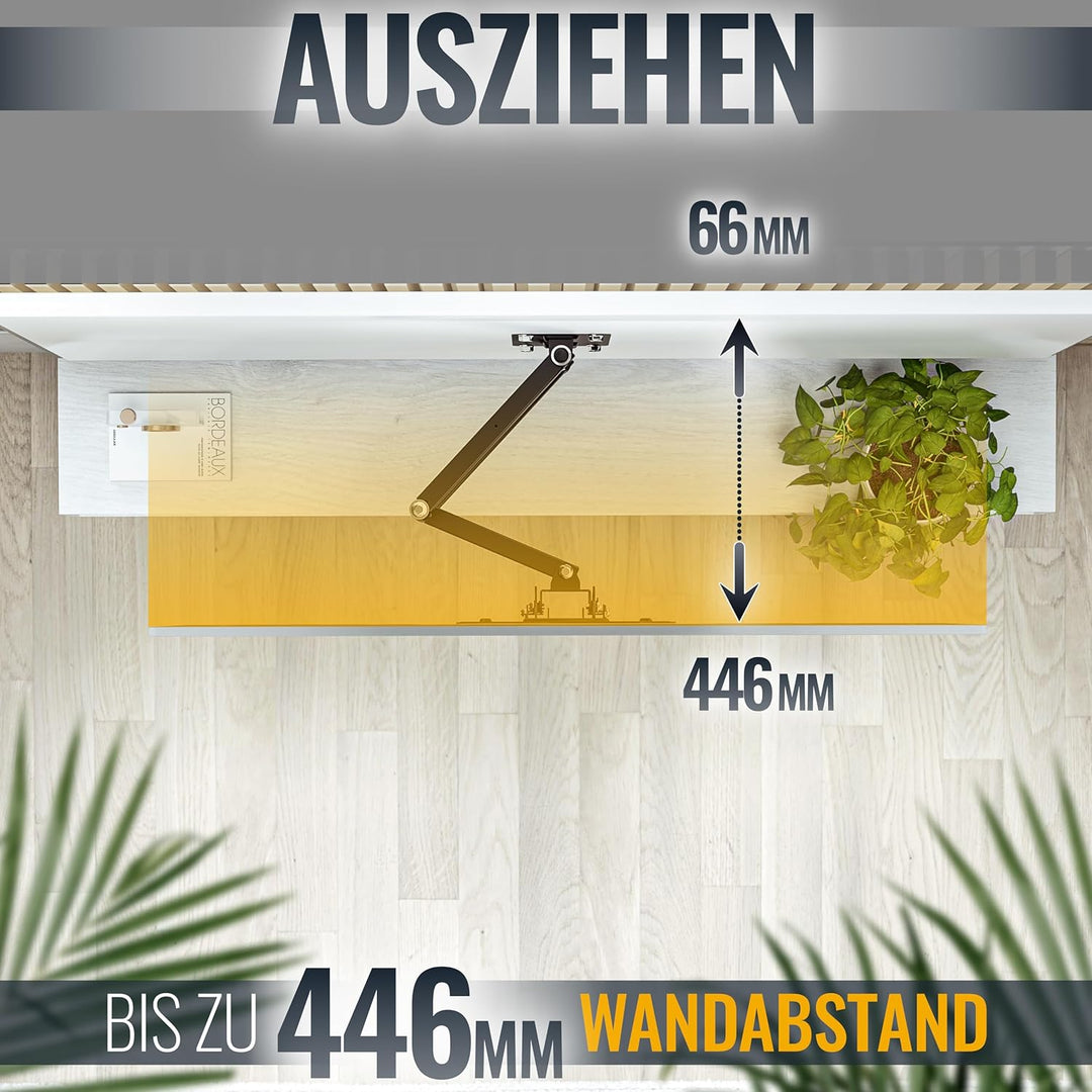 RICOO TV Wandhalterung Fernseher Halterung S1022 für 32-55 Zoll schwenkbar neigbar Fernseherhalterun