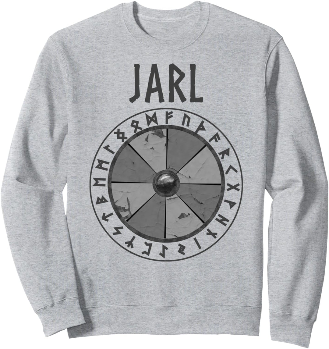 Wikinger Jarl mit nordischem Runenschild Sweatshirt