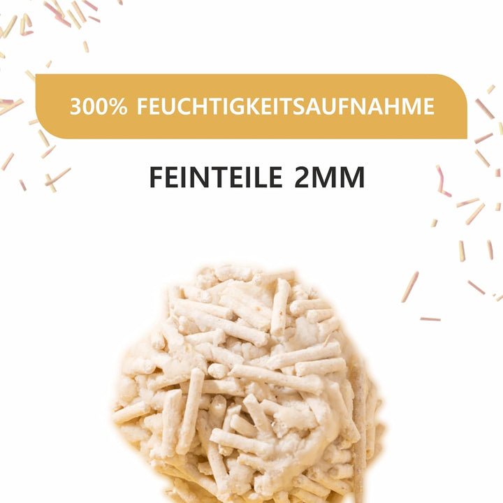 Tofu Katzenstreu (18 l/7,5 kg), natürlich und biologisch abbaubar, sofortige Bindemittel, staubarm,