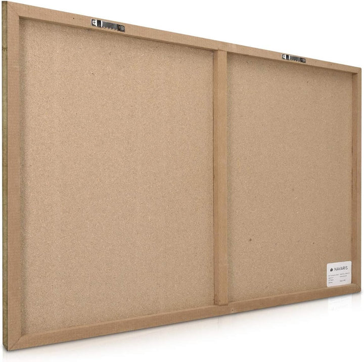 Navaris Magnettafel Magnetpinnwand Memoboard zum Beschriften - 60x40 cm Notiztafel div. Designs - Ta