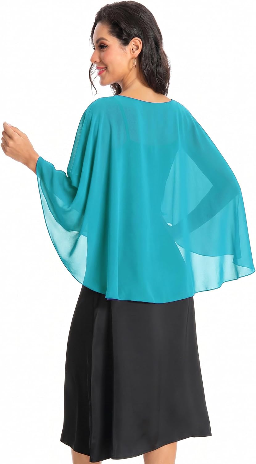 Baoqiya Damen 100 cm Einheitsgrösse Türkis/Ausflug, einfarbig (Getaway Solids), Einheitsgrö