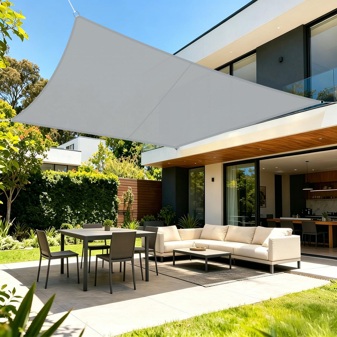 LOVE STORY Sonnensegel Wasserdicht 3x3m Quadrat PES Polyester Sonnenschutz Windschutz Balkon Terrass