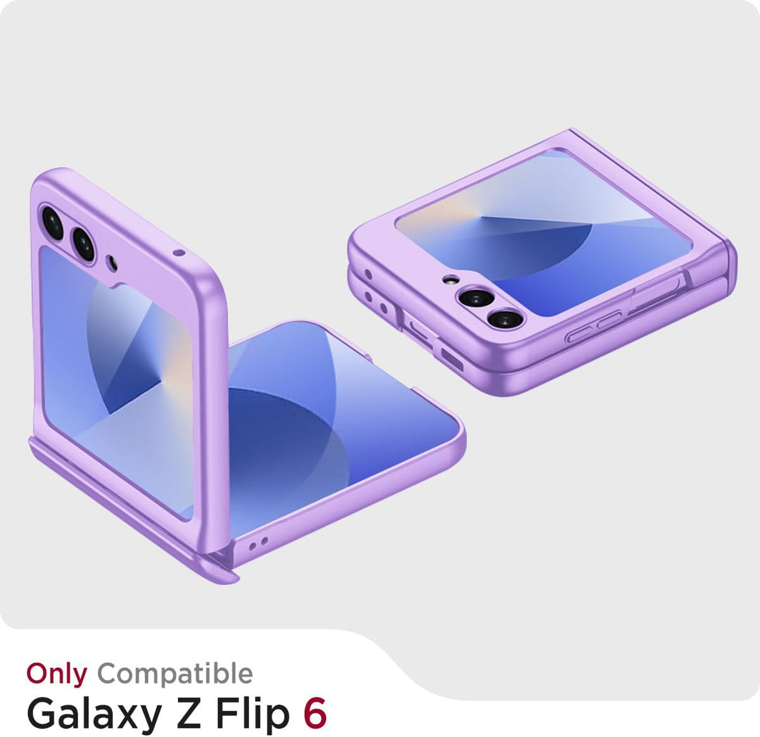 Miimall Kompatibel mit Samsung Galaxy Z Flip 6/Flip7 FE Hülle mit Scharnierschutz Magnetischer [Exte