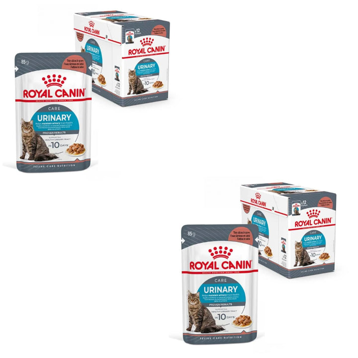 Royal Canin Urinary Care Gravy | Doppelpack | 2 x 12 x 85 g | Kleine Stückchen in Sosse | Zur Förder