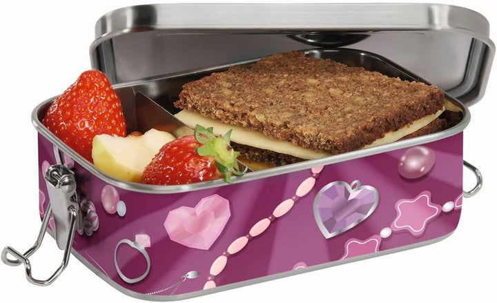 Step by Step Edelstahl-Lunchbox Glitter Heart Hazle