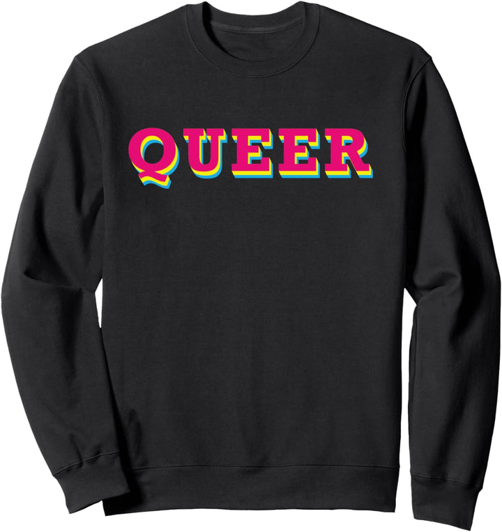 Queer Pride LGBTQ Pride Blockbuchstabe Sweatshirt