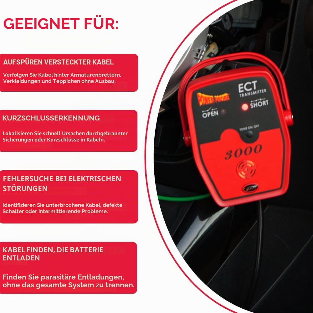 Power Probe PPECT3000 Vehicle Electrical Short Circuit and Open Circuit Locator - Elektrischer Fehle