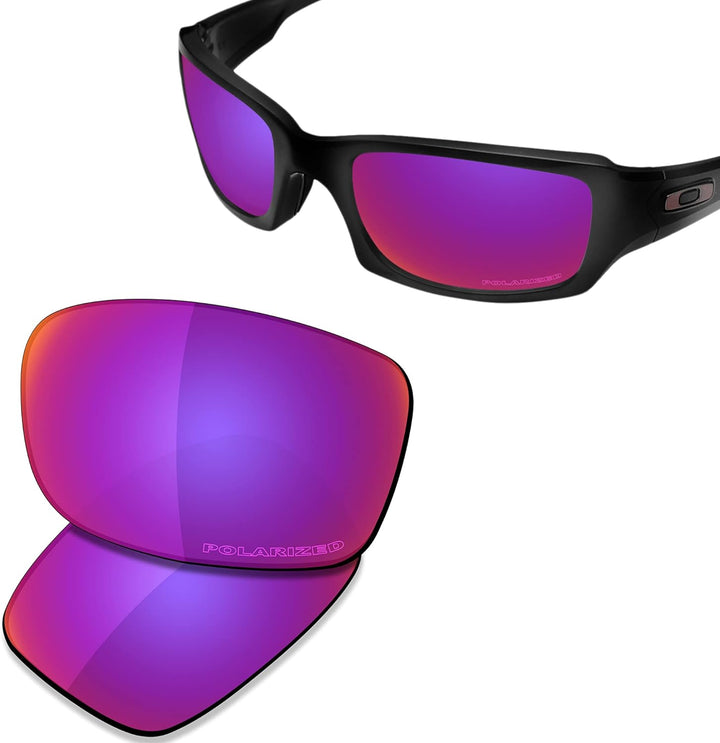 Saucer Premium Ersatzgläser für Oakley Fives Squared Sonnenbrillen High Defense - Midnight Sun Polar