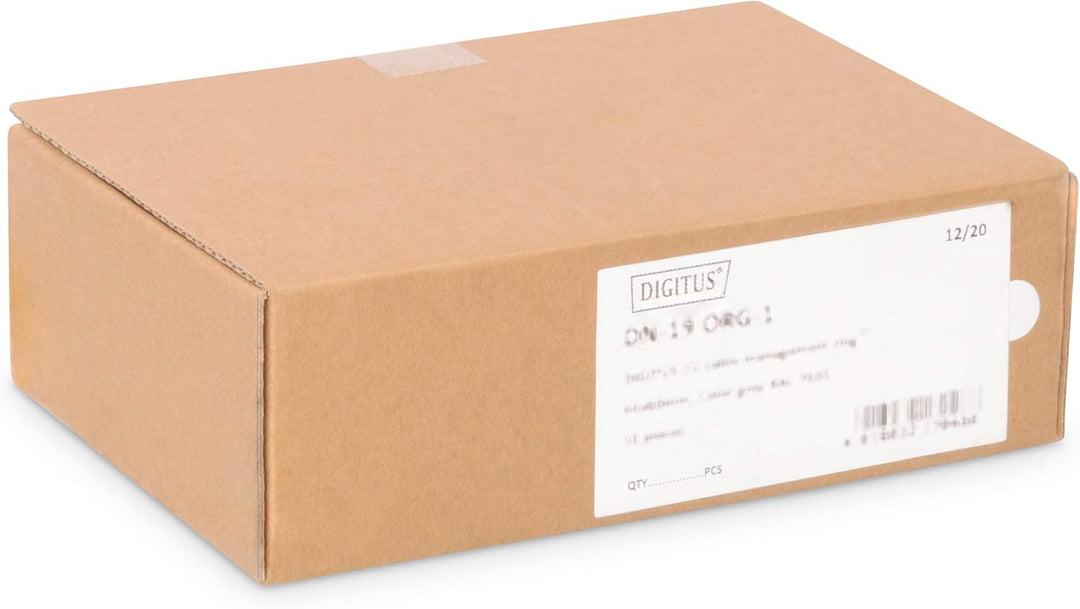 DIGITUS Kabel-Führungsbügel 44 x 60 mm - 10 Stück - Netzwerk-Schrank 19-Zoll - Kabel-Management - Sc