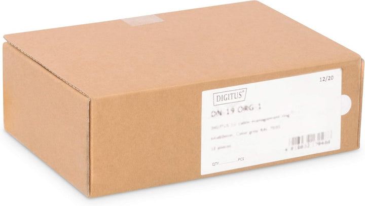 DIGITUS Kabel-Führungsbügel 44 x 60 mm - 10 Stück - Netzwerk-Schrank 19-Zoll - Kabel-Management - Sc