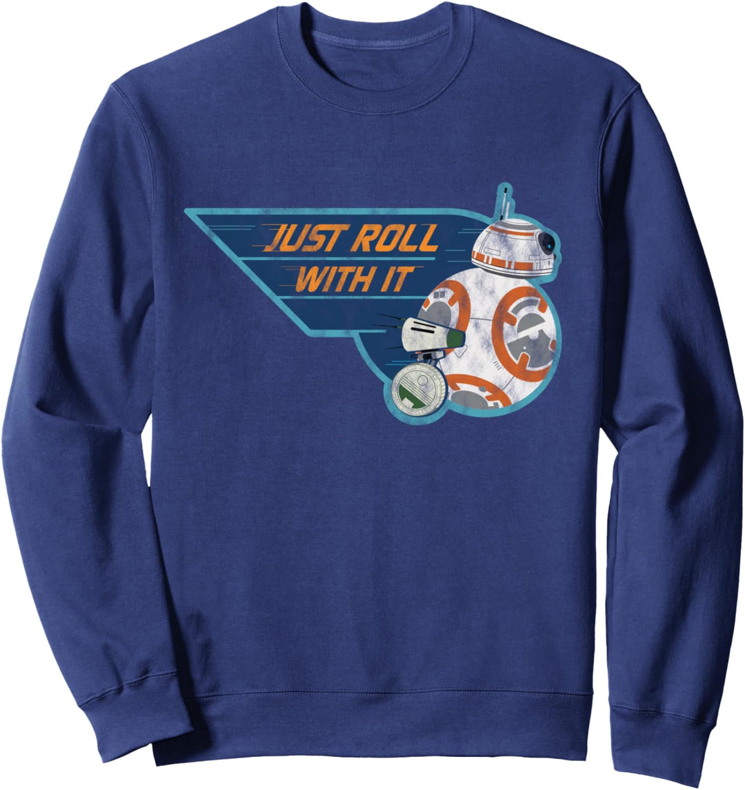 Star Wars The Rise of Skywalker Roll With BB-8 & D-O Sweatshirt