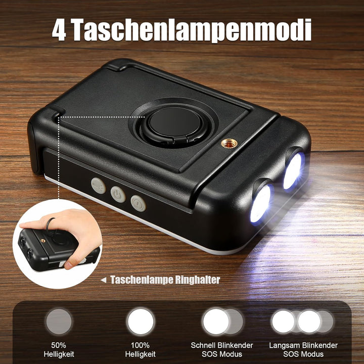 Therlan LED Campinglampe Aufladbar, Tragbare Camping Lampe, 7 Leuchtmodi 1200LM Superhell Zeltlampe