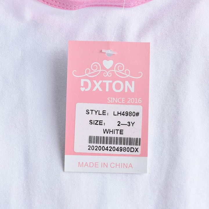 DXTON Mädchen Einhorn Kleider Prinzessin Kleid Party Geburtstag Ferien Baby Kleid Gr. 90-130 Einhorn