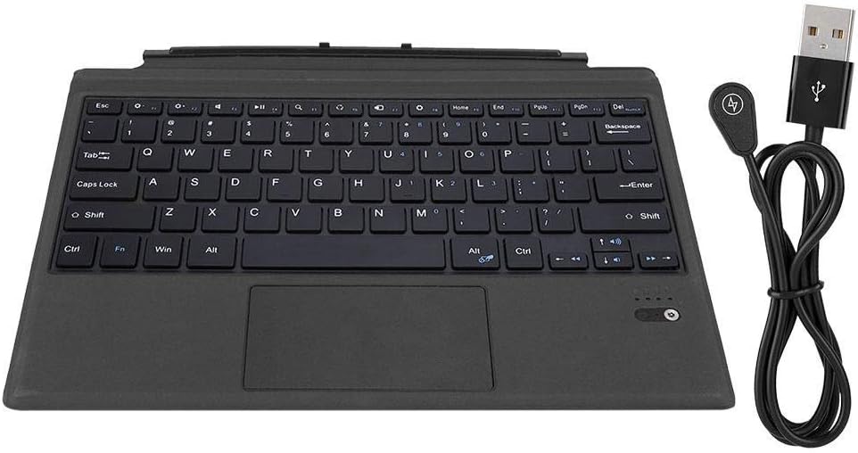 Bluetooth-Tastatur für Microsoft, drahtlose Bluetooth-Tastatur mit magnetischer Absorption, mit Touc