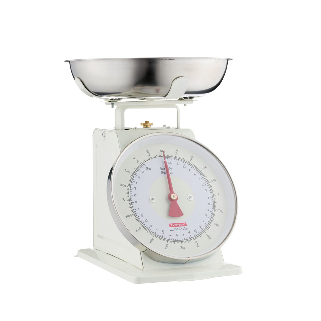 Typhoon Living Waage, Edelstahl, cremefarben, 25.5 x 15.5 x 25 cm, Cremefarben