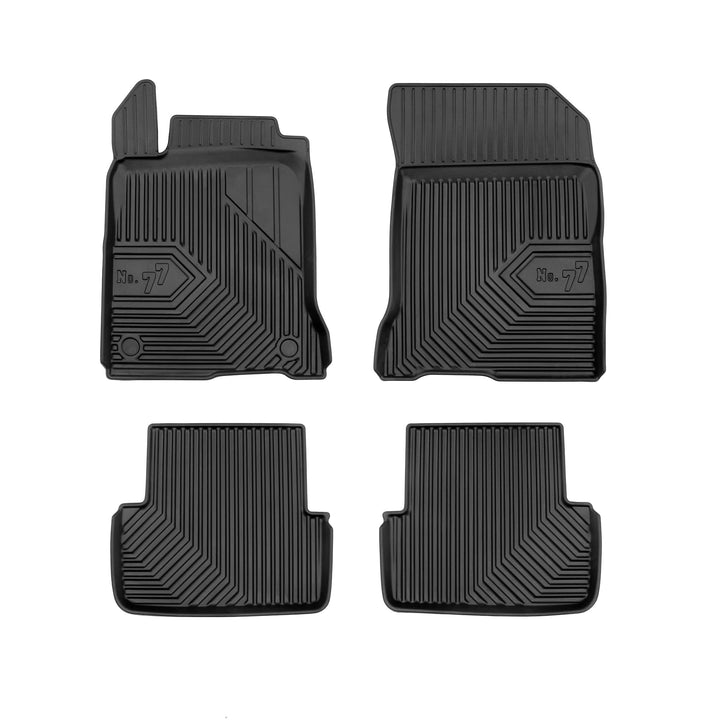 FROGUM No.77 Gummimatten Ganzjahresset von Auto Fussmatten Autofussmatten für Renault Laguna III 200