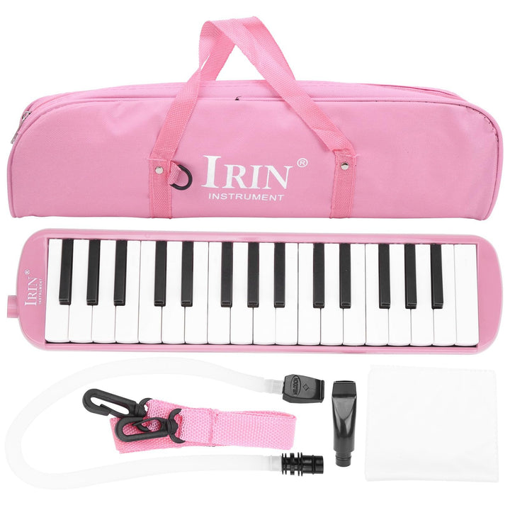 Melodica Melodica mit tragegurt Rosa Melodicas, 32 Tasten Klavierstil Tragbare Melodica für Kinder u