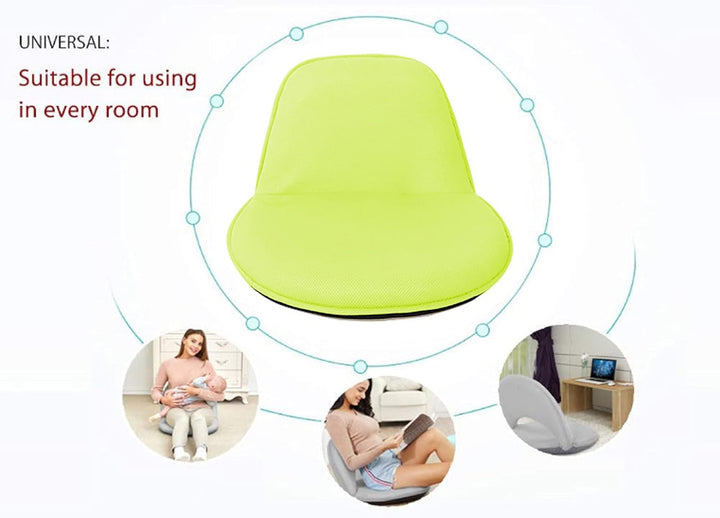 Rebecca Mobili Aufklappbarer Sessel, Bodenstehender Sessel, Netz Polyester, Yoga Lesen, Lounge - Grö