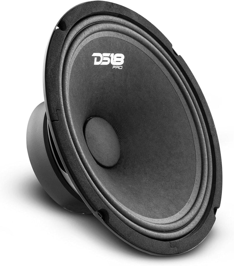 DS18 Car Midrange Speaker 10" Inch 660w Watt 8Ohm Bass Loudspeaker PRO-GM10 10-Inch 8-Ohms Classic N