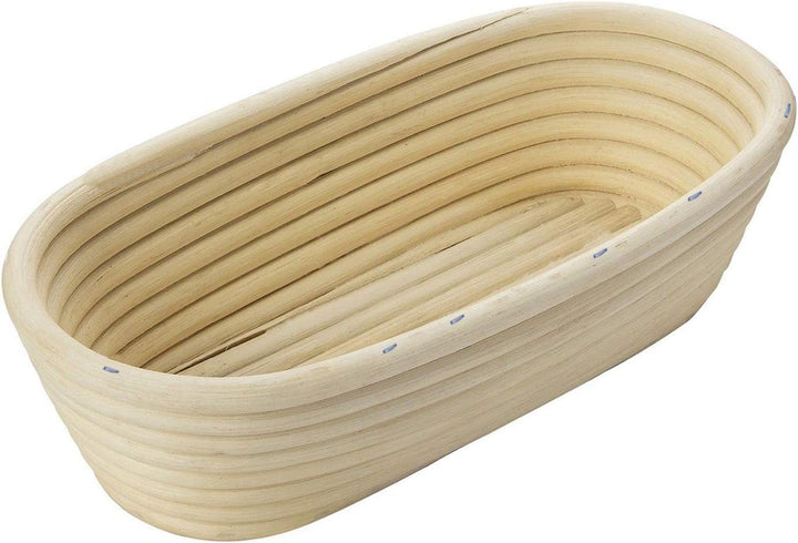 Westmark Gärkörbchen, Für 750-1000g Brotteig, Oval, Länge: ca. 28 cm, Peddigrohr, Hellbeige, 3204227