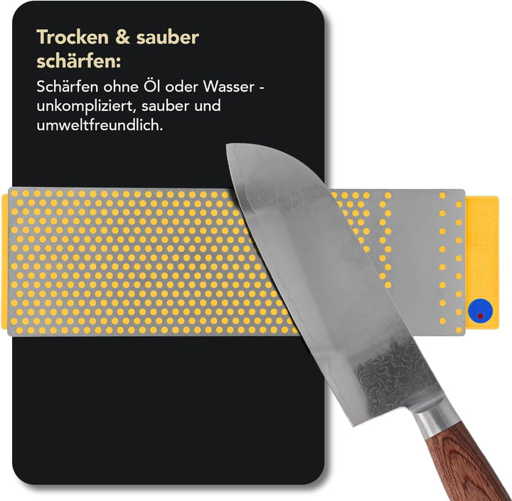 DMT DuoSharp plus Schärfstein fein/grob, 20,3 cm / 8 Zoll, 1 Stück, WM8FC, Fein/Grob