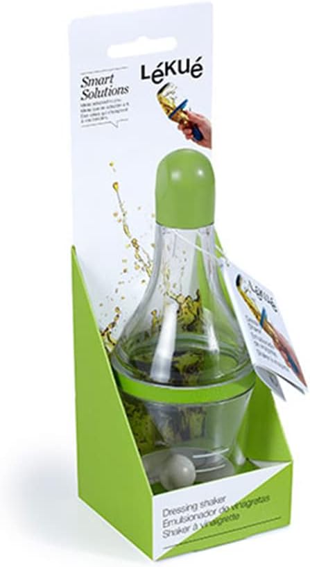 Lékué Dressing-Shaker, 180 ml, grün, 7.2 x 7.2 x 19.1 cm, Grün