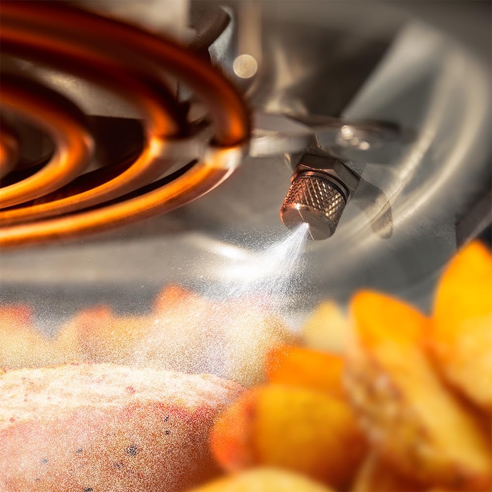 Cecotec Tisch-Konvektionsofen 60 Liter Bake&amp;Toast 6090 Black Gyro. 2200 W, Innenbeleuchtung, 12 Funk