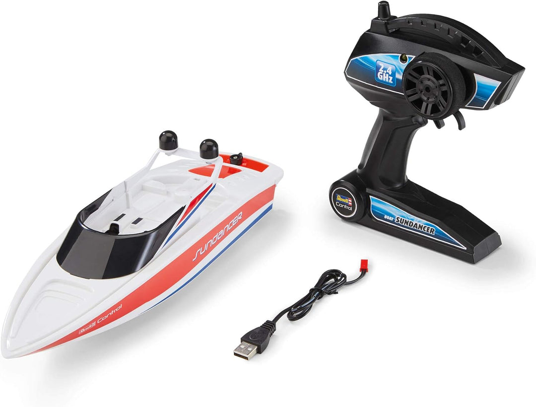 Revell RC Boot Sundancer, mit Schutzschaltung - die Propeller Laufen erst im Wasser Control Ferngest