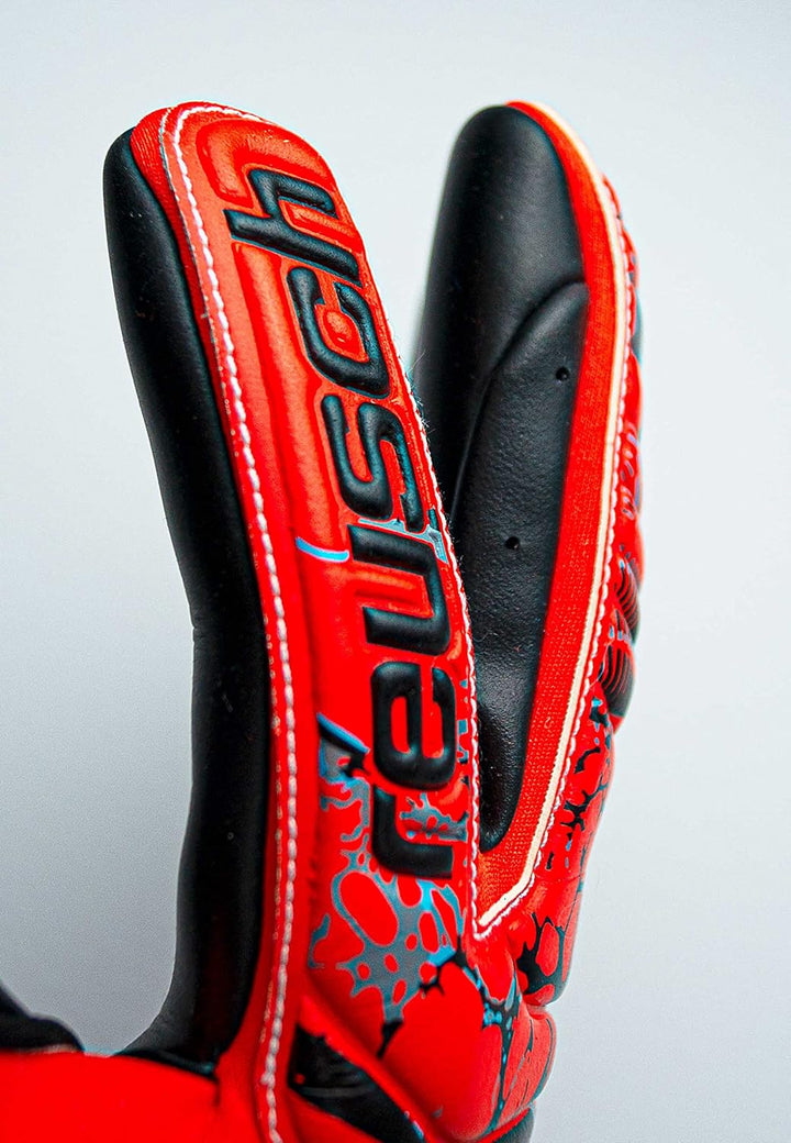 Reusch Unisex – Erwachsene Torwarthandschuhe Attrakt Gold X mit Hervorragendem Grip und Innennaht Sc
