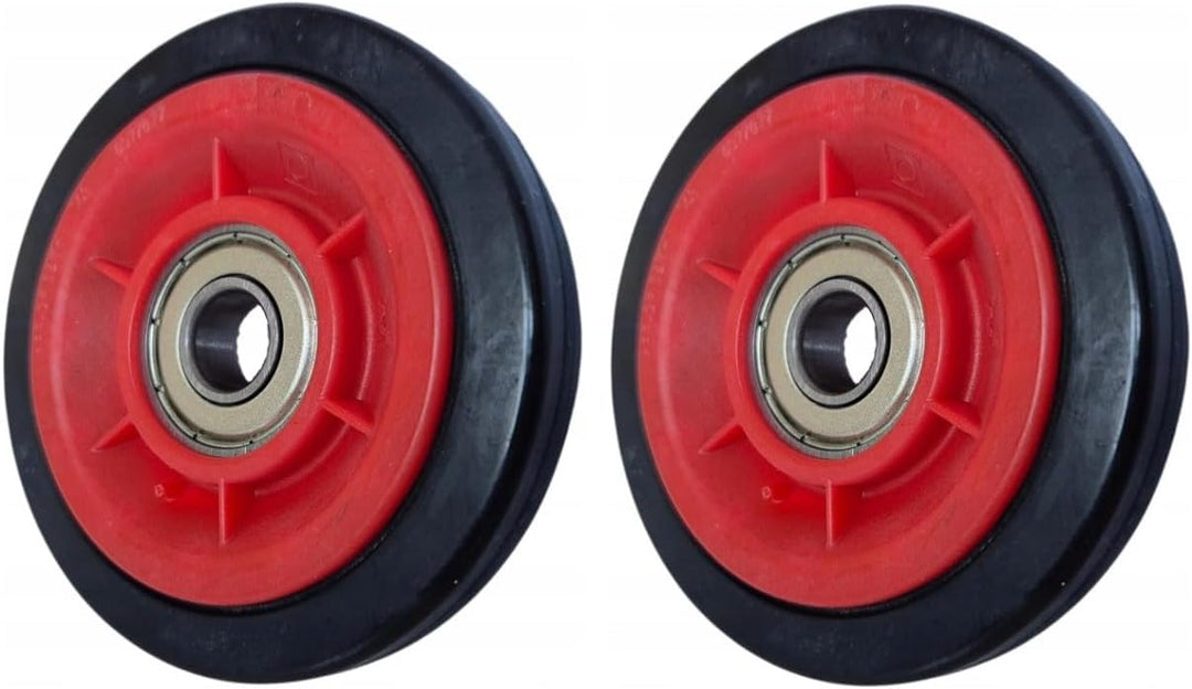 2x Laufrolle, Walze für Trockner, Trommel kompatibel mit AEG Electrolux 8077877028, 8077877036, 1364