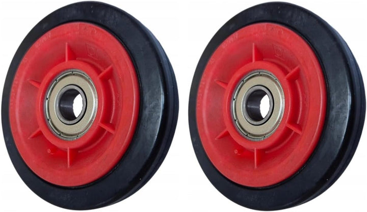 2x Laufrolle, Walze für Trockner, Trommel kompatibel mit AEG Electrolux 8077877028, 8077877036, 1364