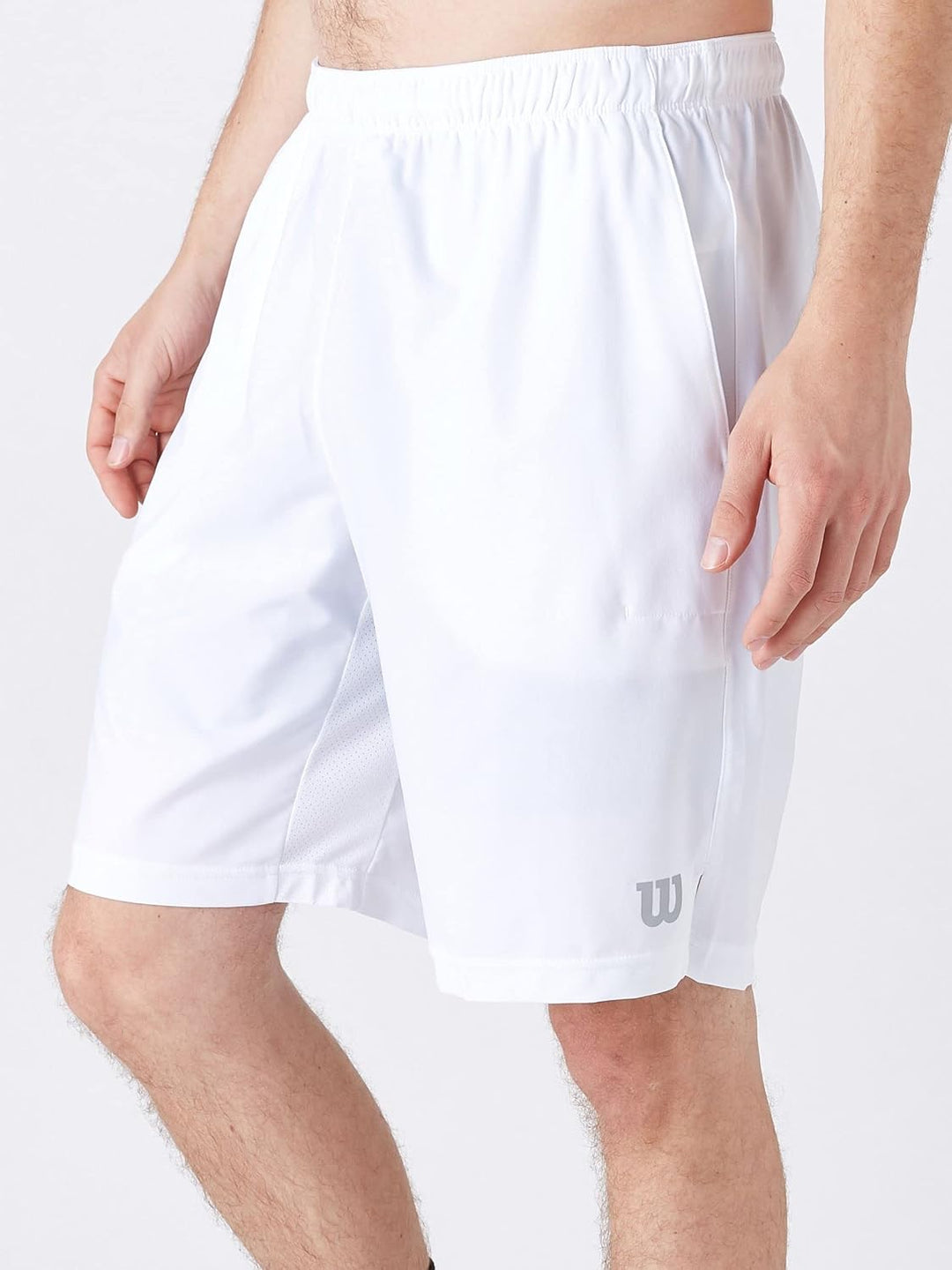 Wilson Herren Rush 9 Woven Short Tennis XL Weiss, XL Weiss