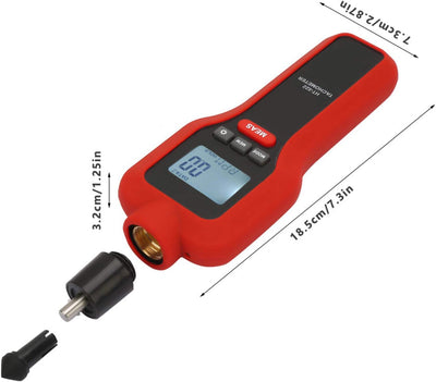 HT-522 Berührungsloser Drehzahlmesser 2-19999 LCD Digital Pocket Rotation Gauge Rotate Speed Meter