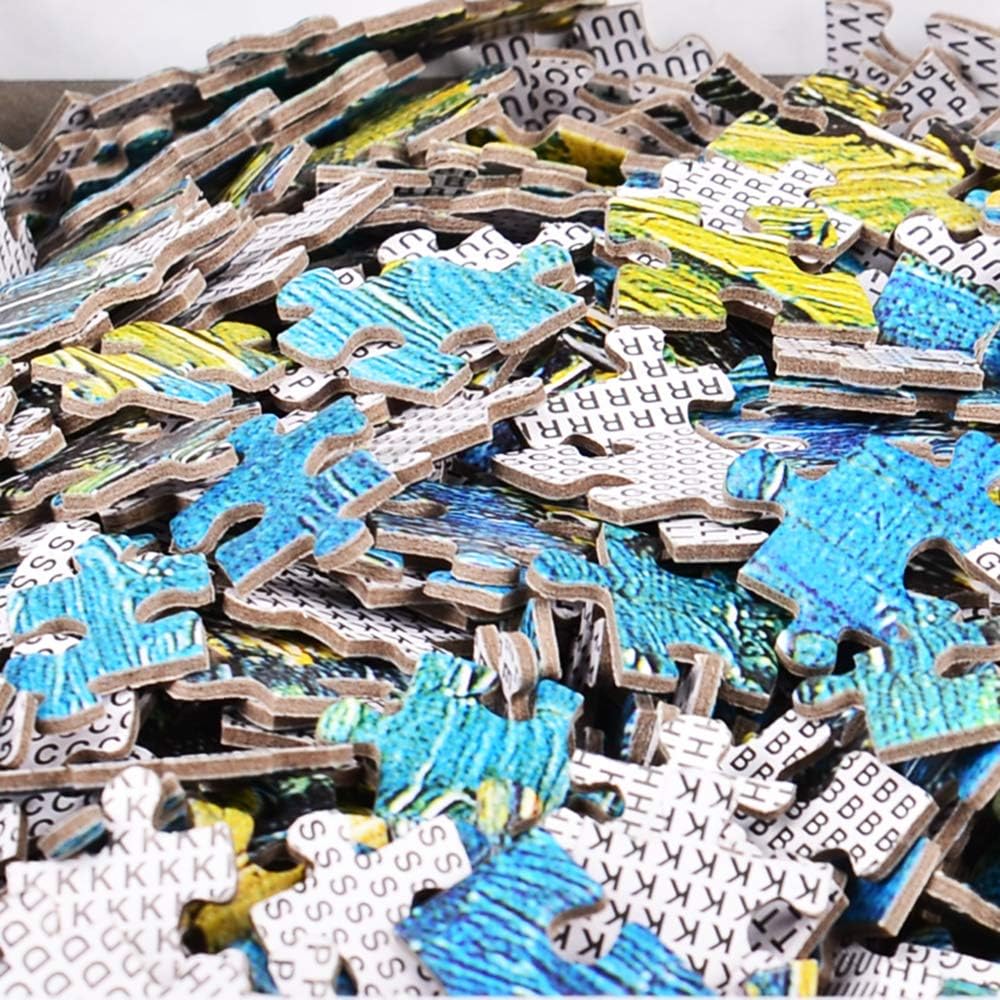 TINYOUTH 2000 Teile Puzzle für Erwachsene, 《Sternennacht》 Museum Kollektion Puzzle, 70x100CM 2mm Dic