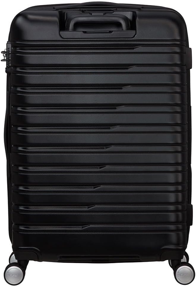 American Tourister Flashline - Spinner M, Koffer, 67 cm, 69/75 L, Schwarz (Shadow Black) Black (Shad