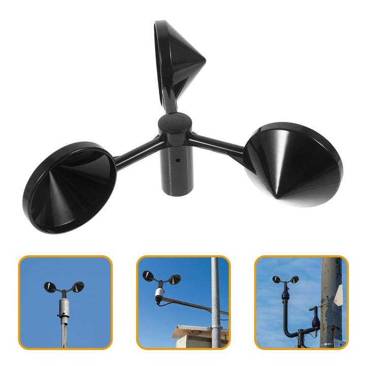 Baluue Ersatz-Anemometer mit Windgeschwindigkeitssensor, 3 Tassen
