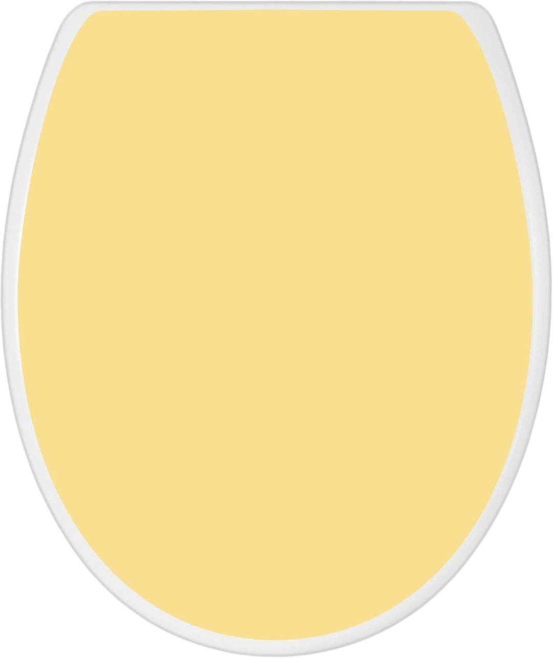 banjado Toilettendeckel mit Absenkautomatik 44,5x37cm - Soft Close Toilettensitz - WC Sitz mit Absen