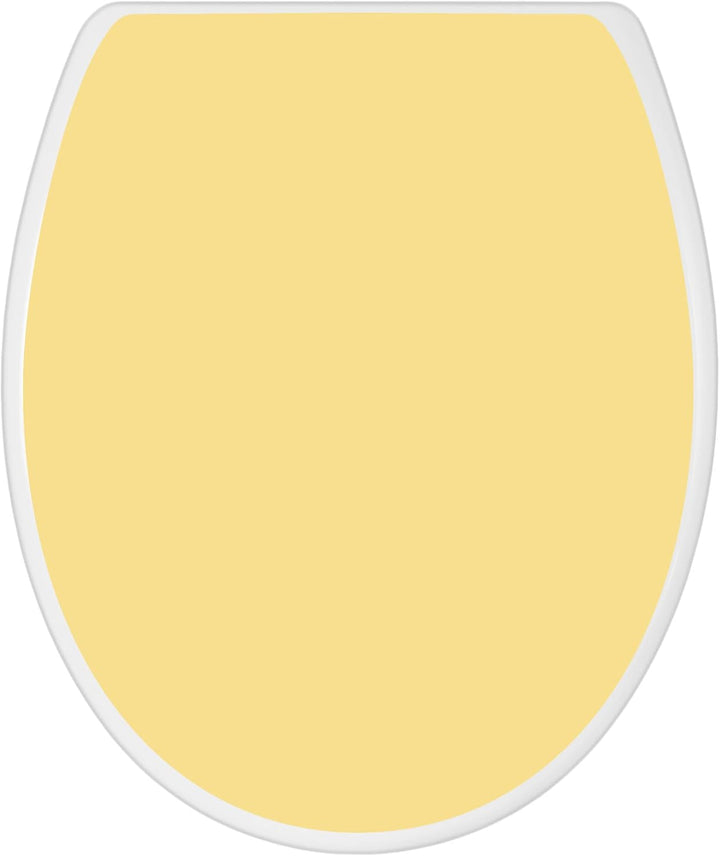 banjado Toilettendeckel mit Absenkautomatik 44,5x37cm - Soft Close Toilettensitz - WC Sitz mit Absen