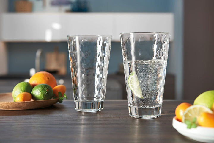 LEONARDO HOME Trinkglas OPTIC 4er-Set 540 ml, 012548, Glas, 540 milliliters