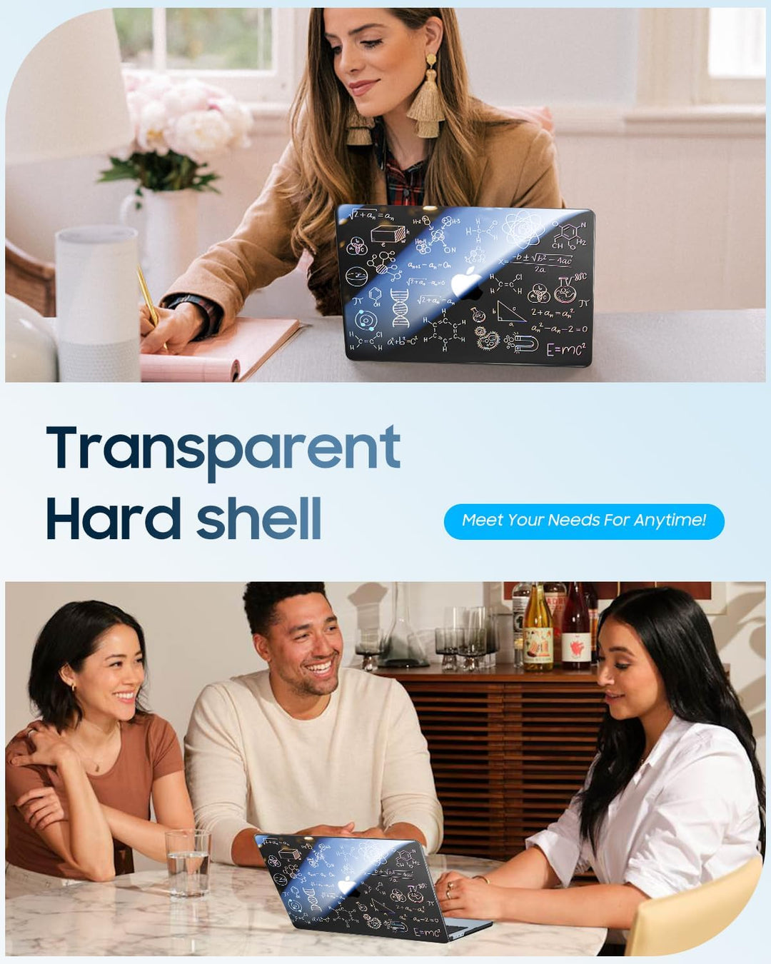 Fintie Hülle Kompatibel mit MacBook Air 13,6 Zoll M5 M4 M3 M2 (2026-2022) A3449 A3240 A3113 A2681, U