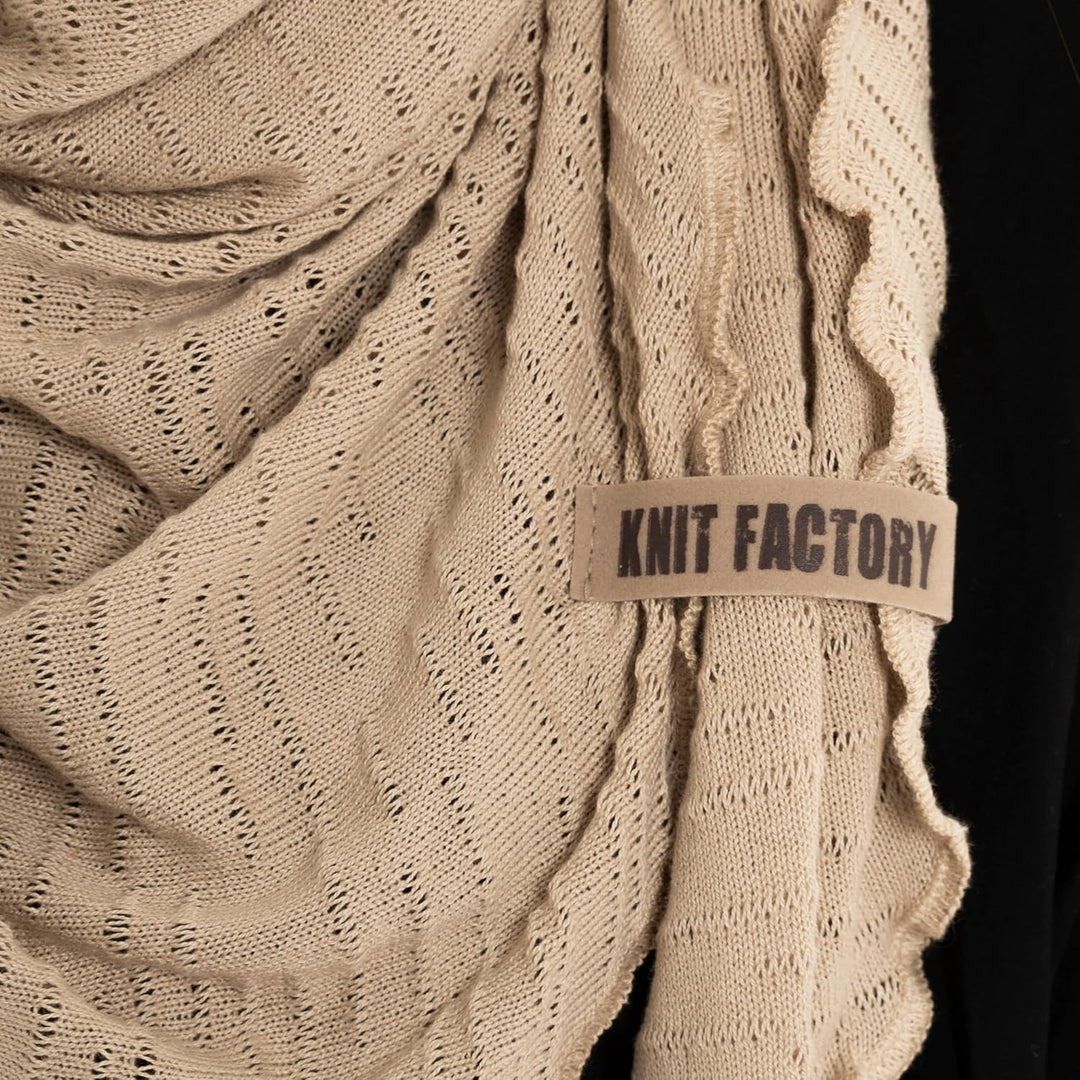 KNIT FACTORY - José Dreieckstuch - Dreieckstuch Damen - Fein Gestrickter Damen Schal - Halstücher fü