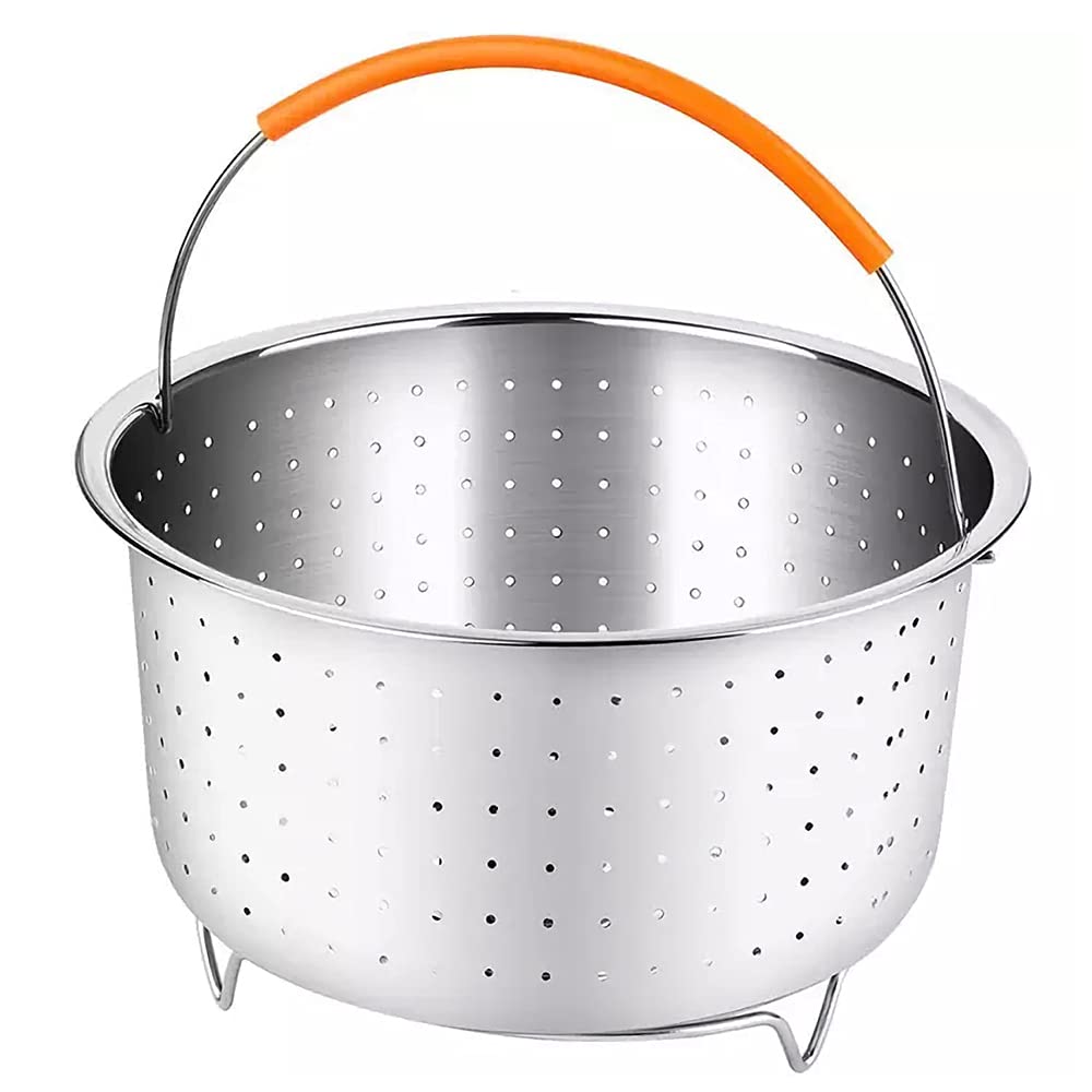 Edelstahl Dampfgarer Dampfeinsatz, Instant Topf Zubehör, Kochen Gemüse Dampfkorb, Dämpfkorb für Schn