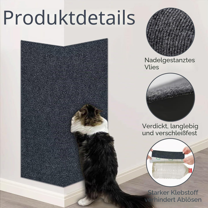 Kratzmatte Selbstklebend Katze, DIY Kratzbrett, Kratzschutz Sofa, Katze Kratzschutz, Katzenkratzer K