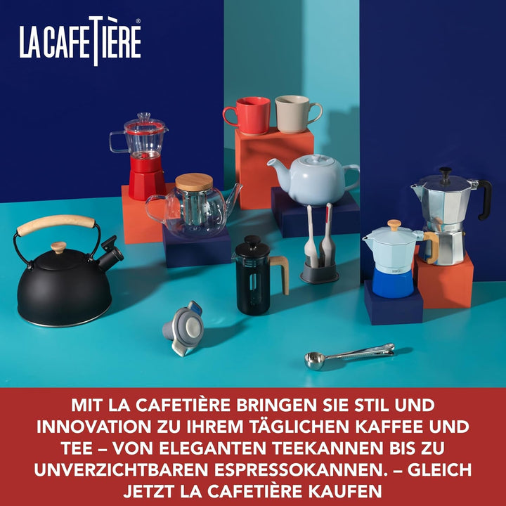 La Cafetière Arezzo Kaffeebereiter aus Steingut, cremefarben/latte, 1 l, in Geschenkbox