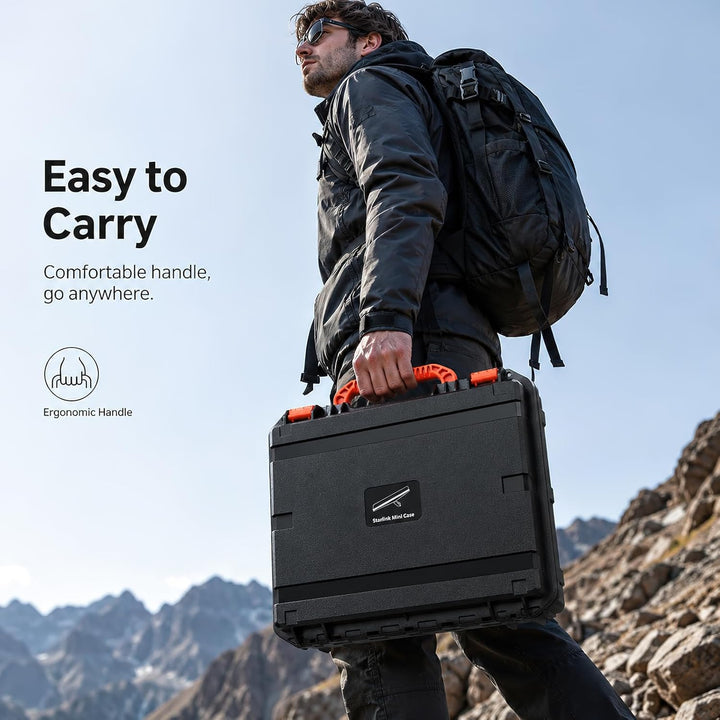 Starlink Mini Tasche, wasserdichte Stossfeste Tragetasche mit Passgenauem Schaumstoff, Tragbare Aufb