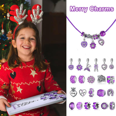 MJARTORIA Adventskalender Schmuck für Mädchen 2023 Weihnachtskalender Teenager 24 Überraschungen Übe