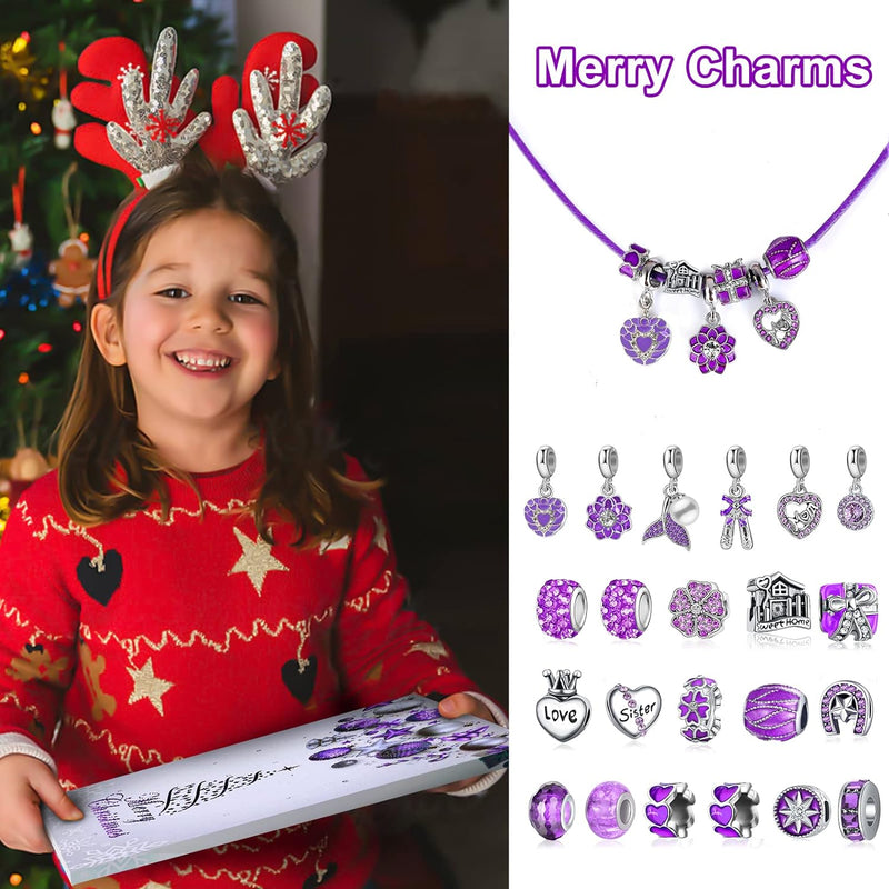 MJARTORIA Adventskalender Schmuck für Mädchen 2023 Weihnachtskalender Teenager 24 Überraschungen Übe